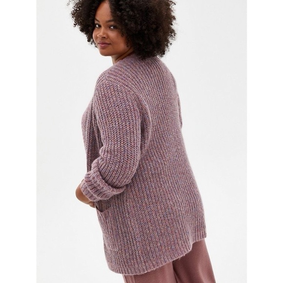 NWT TORRID lilac rainbow lurex open front cardigan size 2X MSRP $66 - Picture 11 of 11